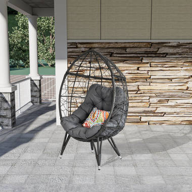 Dakota Fields Egg Basket Patio Chair Wayfair